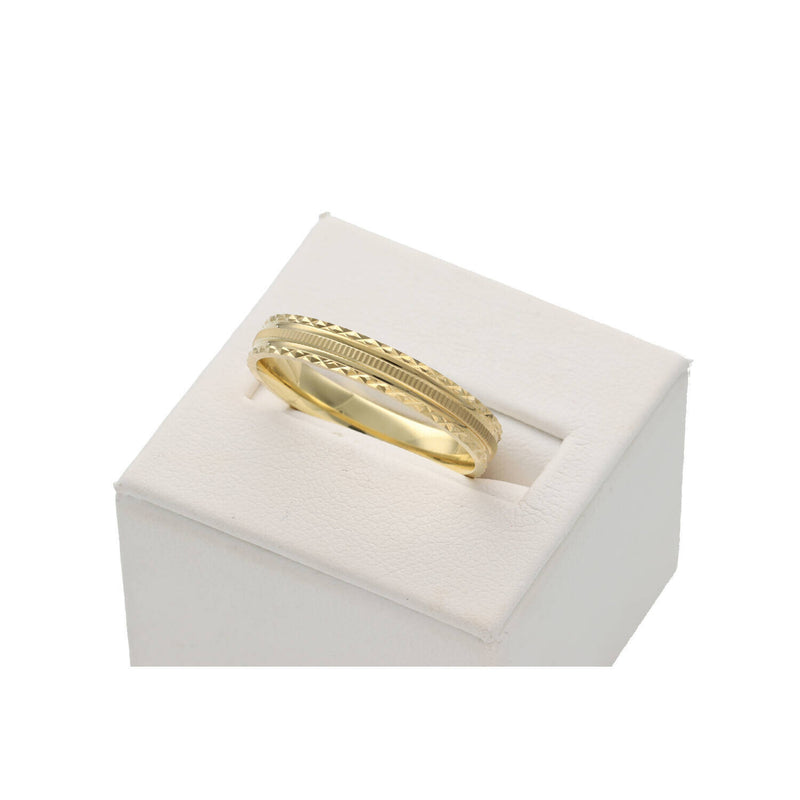 14K Solid Gold Wedding Band 