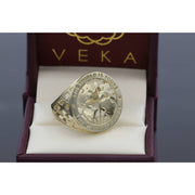 Gold Ring " The World is yours " 10 Karat