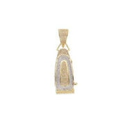 10K Gold Diamond Barber Trimer 