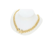 14 Karat Gold Byzantine Chain 9x18" W:23.5 - Veka Jewelry