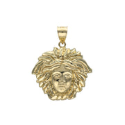 Gold Medusa Charm 10 Karat