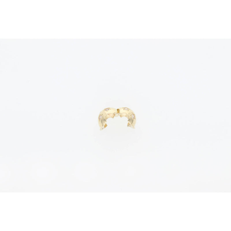 14 Karat Gold & CZ white Brake 