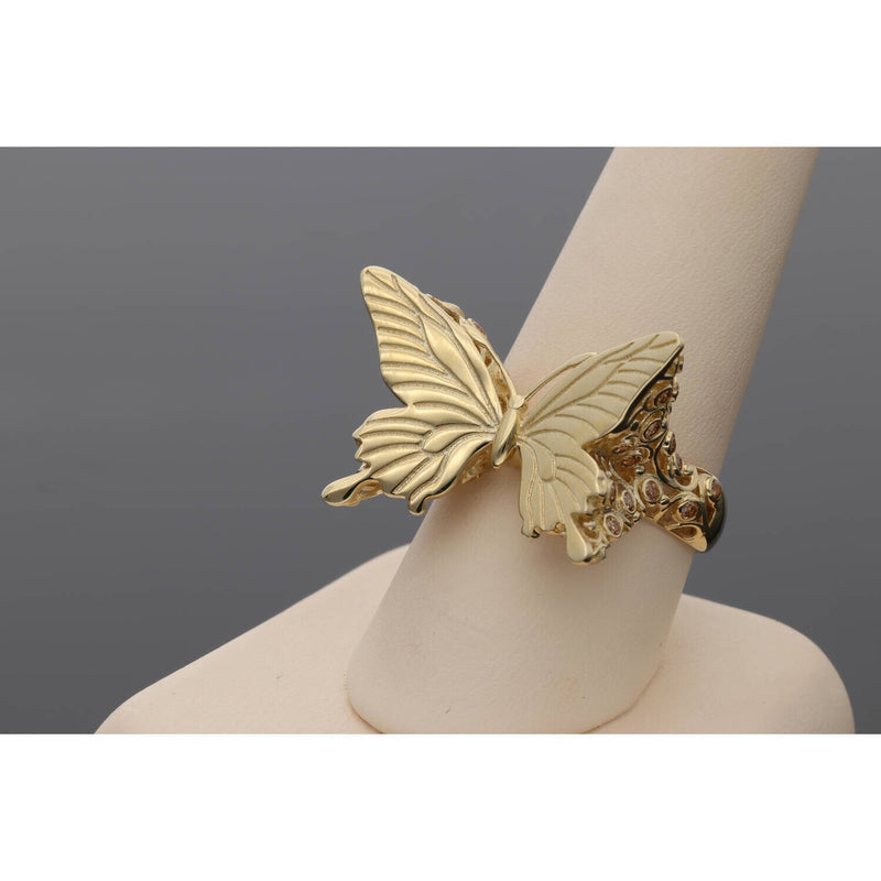 Gold Butterfly Ring