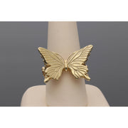 Gold Butterfly Ring 14 Karat 