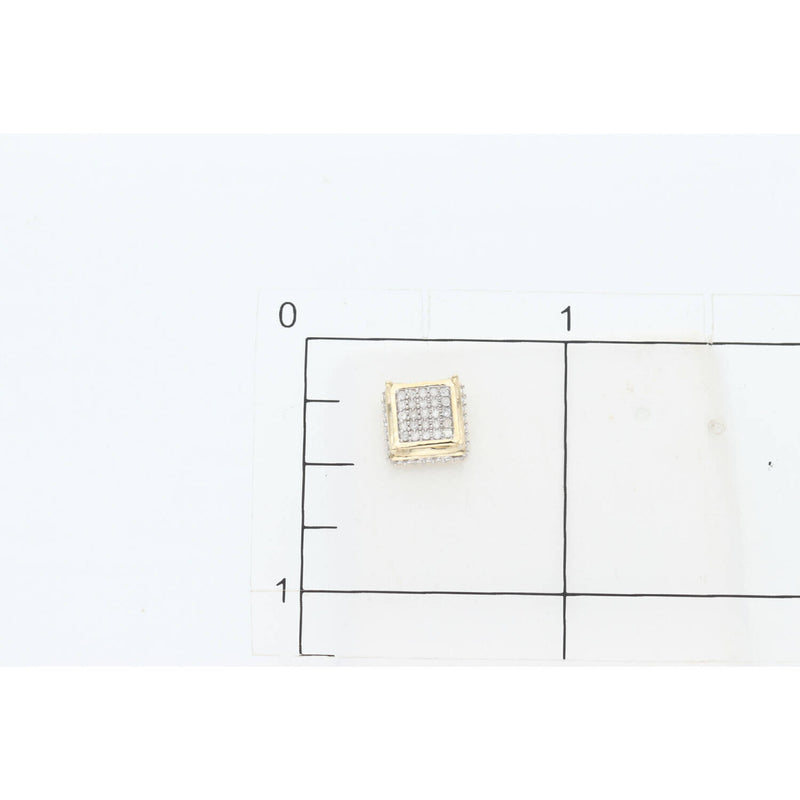  Octagon Stud Earring